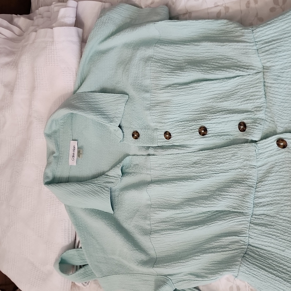 Calvin Klein S 8 Mint Green Dress